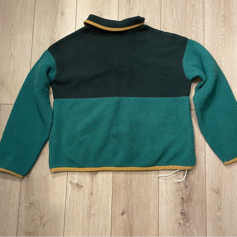 The North Face Cragmont Fleece Pullover‎ Evergreen/Black Colorblock Women Medium - Picture 4 of 9